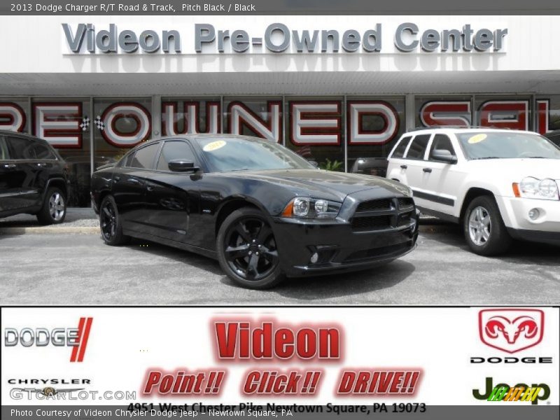 Pitch Black / Black 2013 Dodge Charger R/T Road & Track