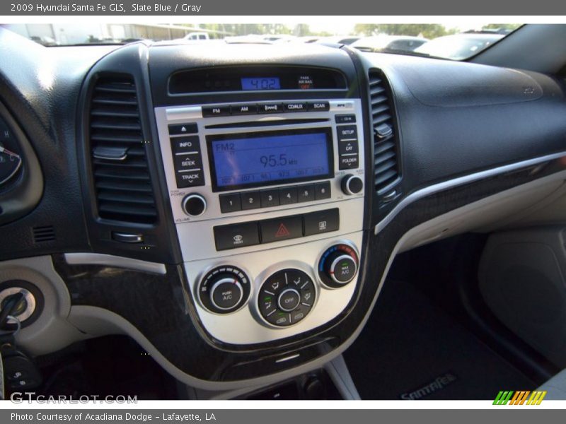 Slate Blue / Gray 2009 Hyundai Santa Fe GLS
