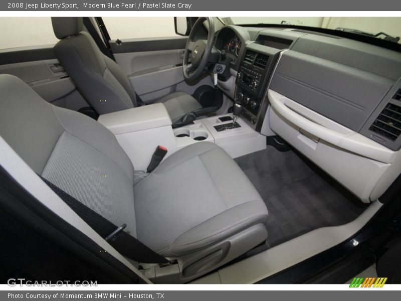 Modern Blue Pearl / Pastel Slate Gray 2008 Jeep Liberty Sport