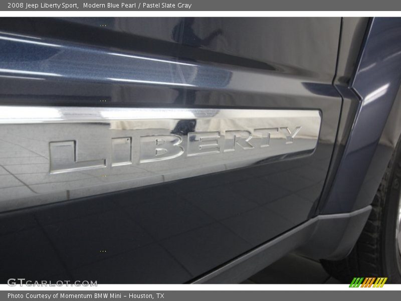 Modern Blue Pearl / Pastel Slate Gray 2008 Jeep Liberty Sport