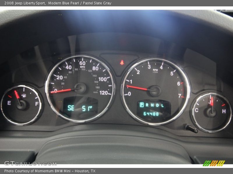 Modern Blue Pearl / Pastel Slate Gray 2008 Jeep Liberty Sport