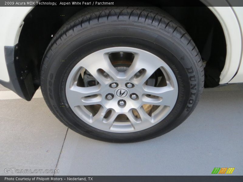 Aspen White Pearl / Parchment 2009 Acura MDX Technology