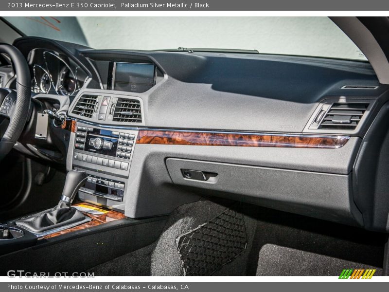 Palladium Silver Metallic / Black 2013 Mercedes-Benz E 350 Cabriolet