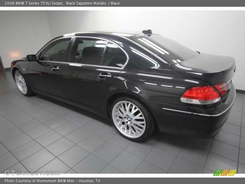  2008 7 Series 750Li Sedan Black Sapphire Metallic