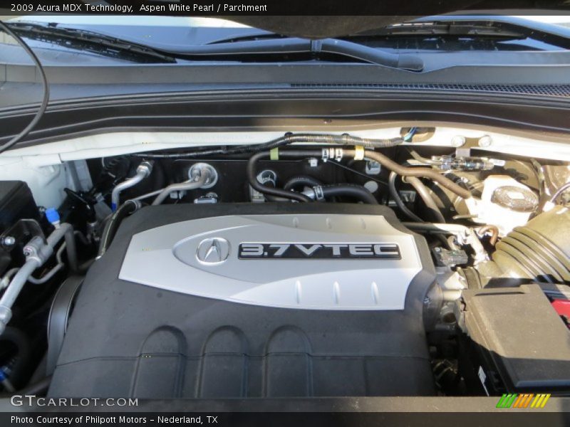 Aspen White Pearl / Parchment 2009 Acura MDX Technology