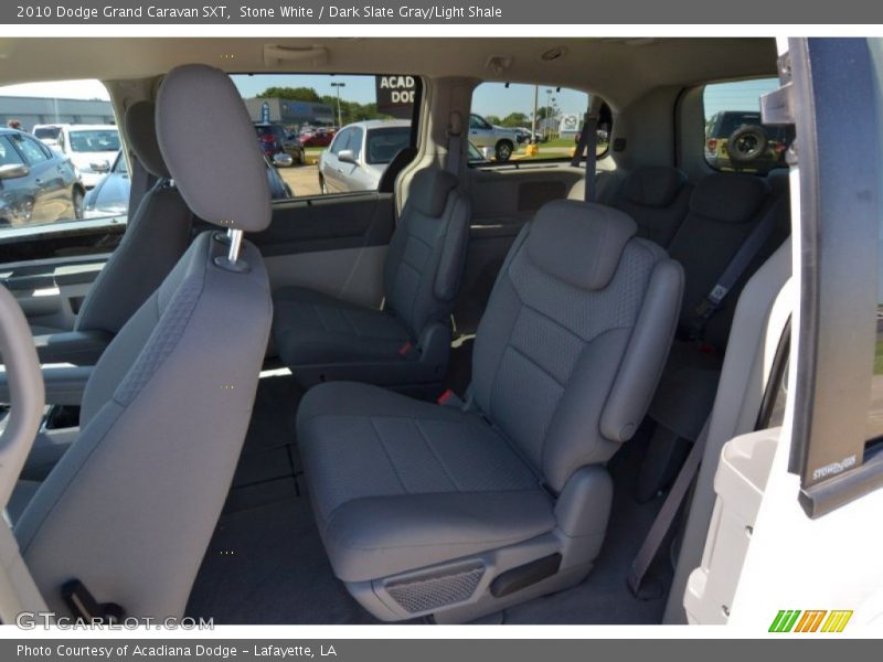 Stone White / Dark Slate Gray/Light Shale 2010 Dodge Grand Caravan SXT