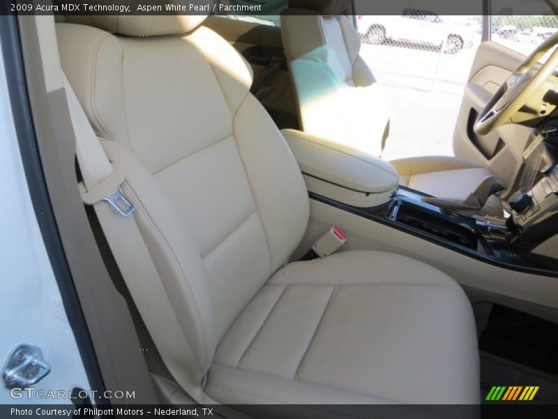 Aspen White Pearl / Parchment 2009 Acura MDX Technology