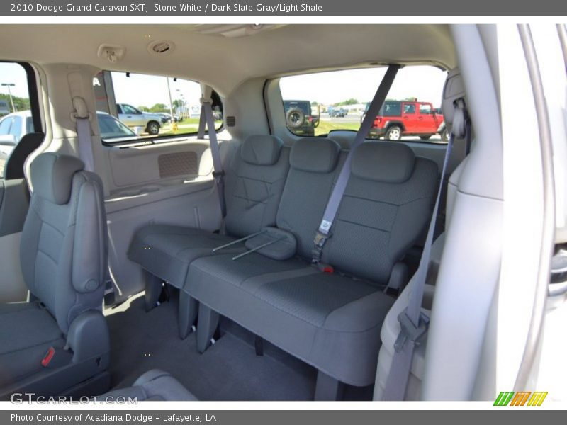 Stone White / Dark Slate Gray/Light Shale 2010 Dodge Grand Caravan SXT
