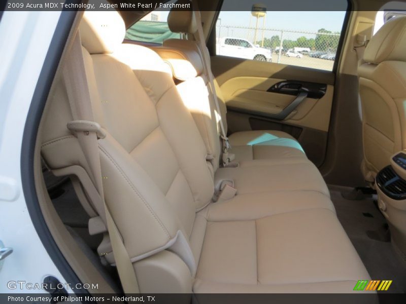 Aspen White Pearl / Parchment 2009 Acura MDX Technology