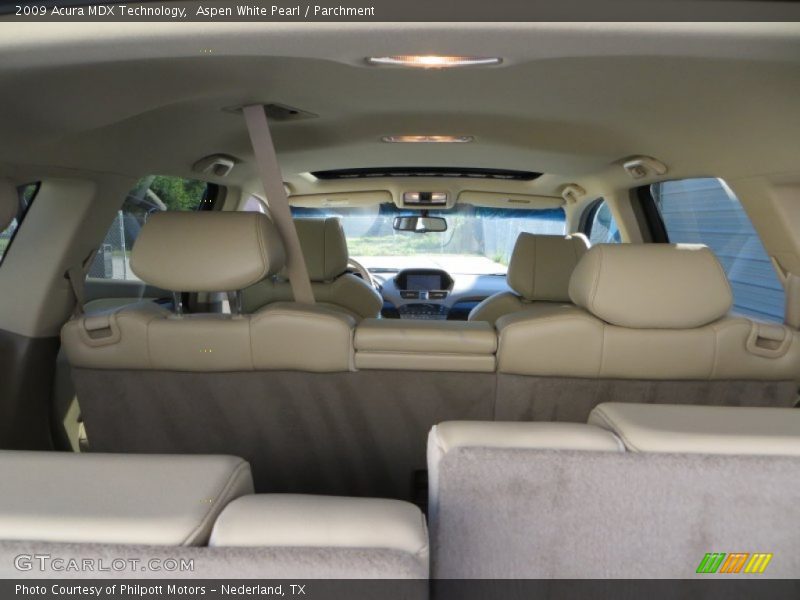 Aspen White Pearl / Parchment 2009 Acura MDX Technology