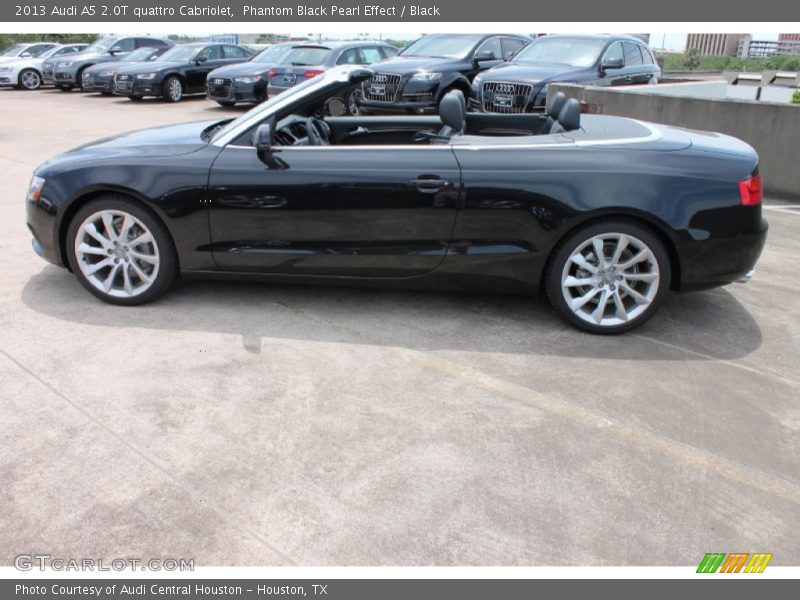 Phantom Black Pearl Effect / Black 2013 Audi A5 2.0T quattro Cabriolet