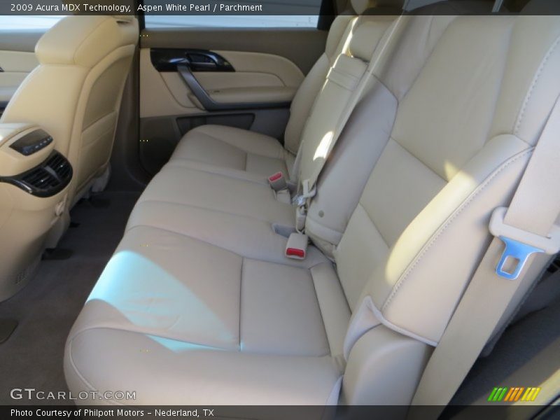 Aspen White Pearl / Parchment 2009 Acura MDX Technology