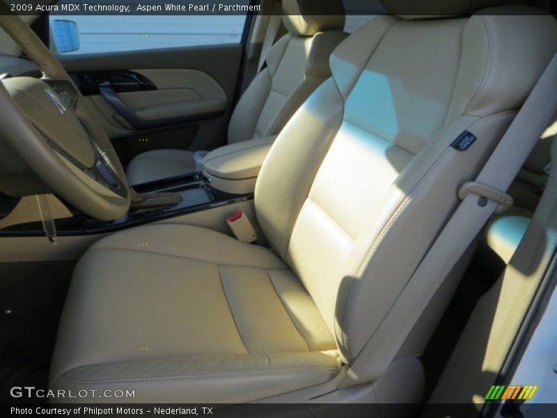 Aspen White Pearl / Parchment 2009 Acura MDX Technology