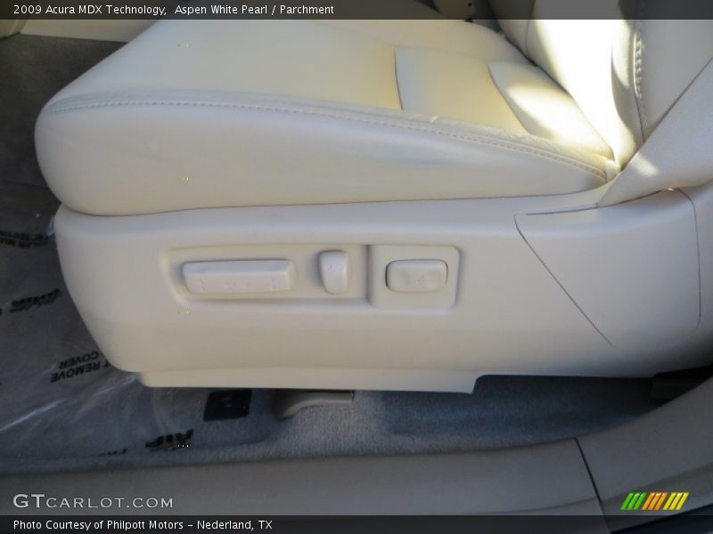 Aspen White Pearl / Parchment 2009 Acura MDX Technology