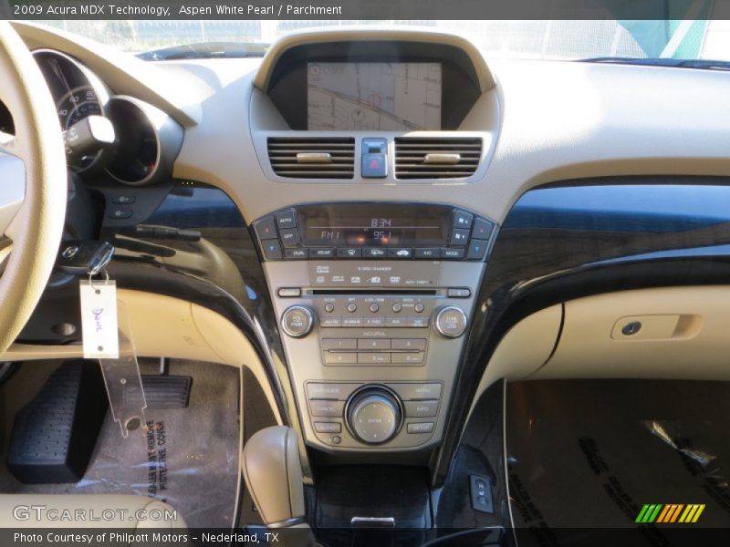 Aspen White Pearl / Parchment 2009 Acura MDX Technology
