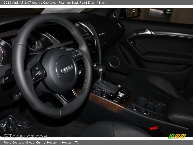 Phantom Black Pearl Effect / Black 2013 Audi A5 2.0T quattro Cabriolet