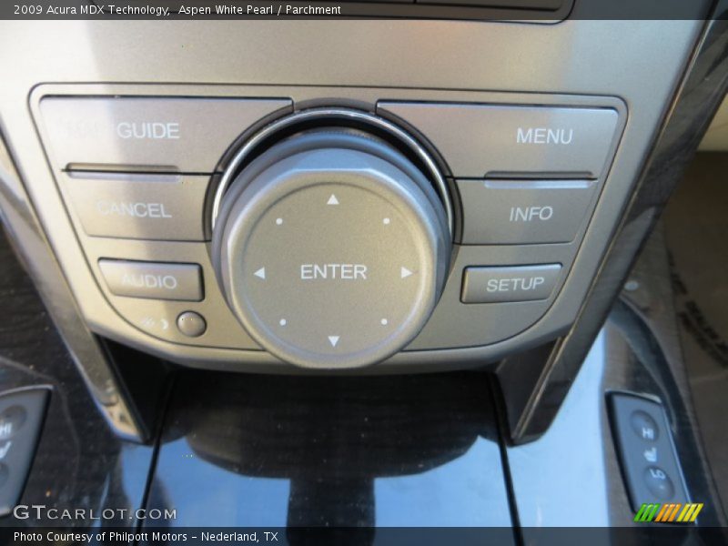 Aspen White Pearl / Parchment 2009 Acura MDX Technology