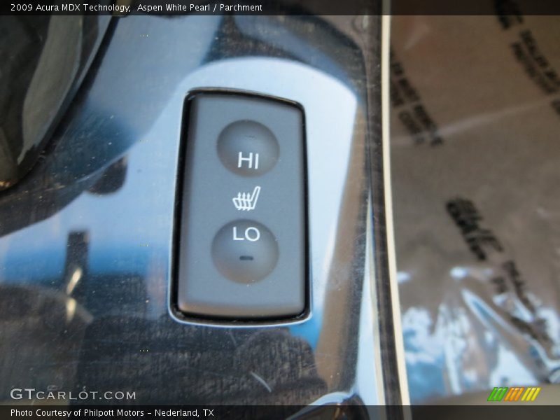 Aspen White Pearl / Parchment 2009 Acura MDX Technology