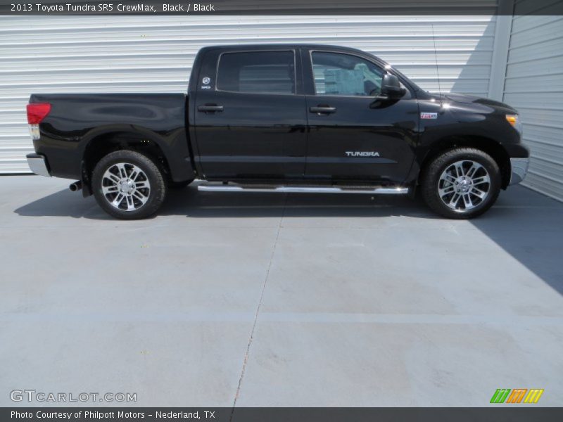 Black / Black 2013 Toyota Tundra SR5 CrewMax