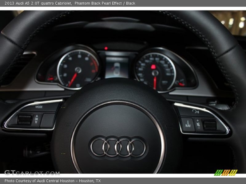 Phantom Black Pearl Effect / Black 2013 Audi A5 2.0T quattro Cabriolet