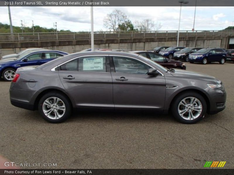 Sterling Gray Metallic / Charcoal Black 2013 Ford Taurus SEL