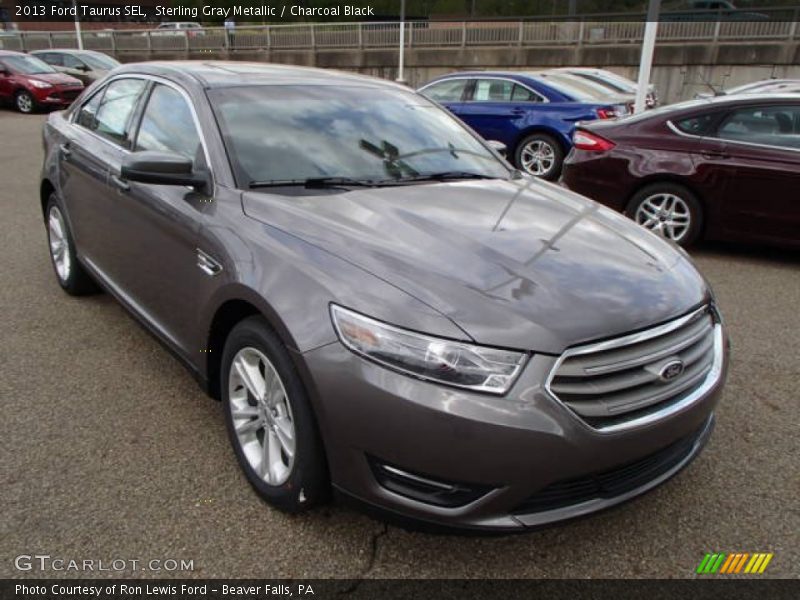 Sterling Gray Metallic / Charcoal Black 2013 Ford Taurus SEL