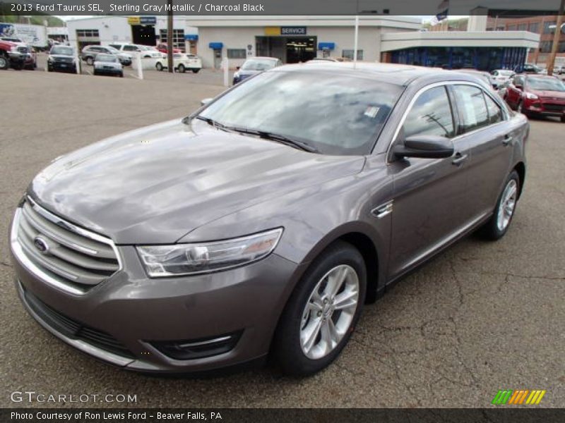 Sterling Gray Metallic / Charcoal Black 2013 Ford Taurus SEL
