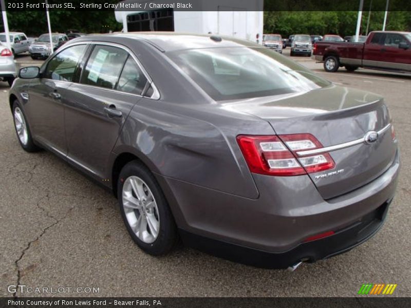 Sterling Gray Metallic / Charcoal Black 2013 Ford Taurus SEL