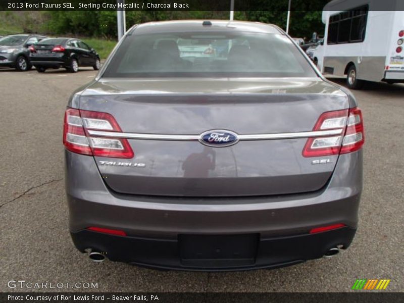 Sterling Gray Metallic / Charcoal Black 2013 Ford Taurus SEL