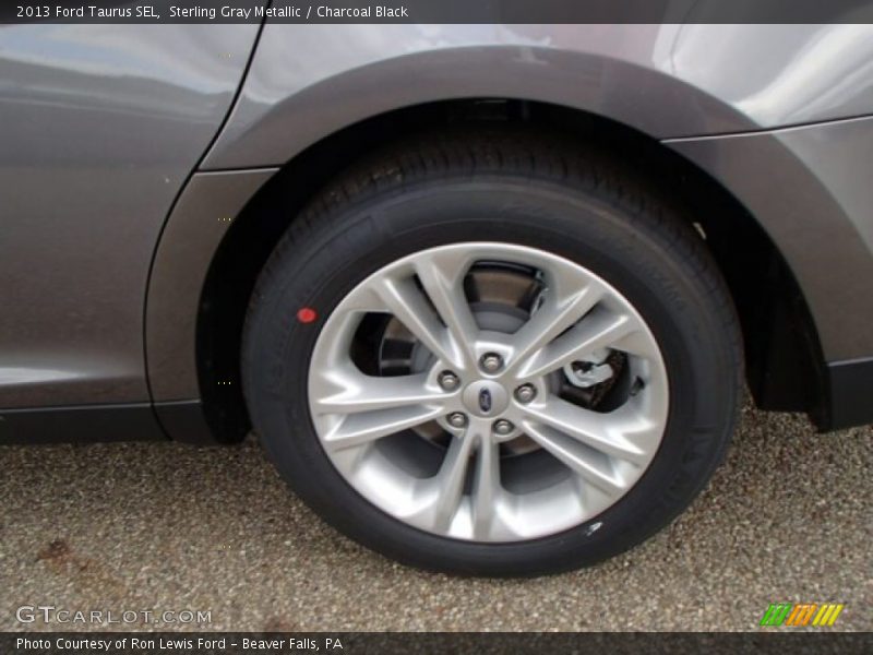 Sterling Gray Metallic / Charcoal Black 2013 Ford Taurus SEL