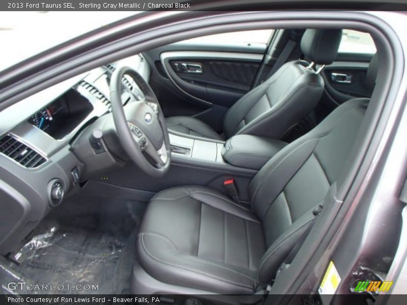 Sterling Gray Metallic / Charcoal Black 2013 Ford Taurus SEL