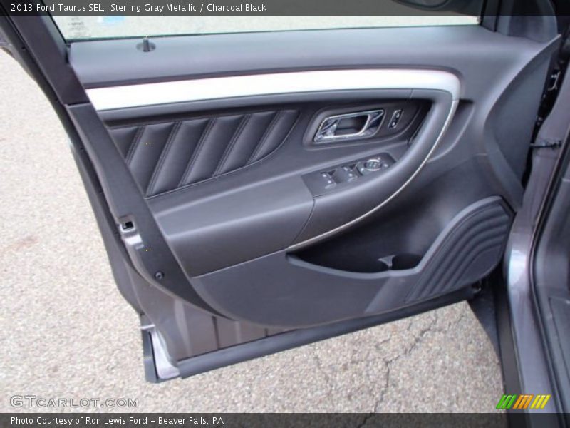 Sterling Gray Metallic / Charcoal Black 2013 Ford Taurus SEL