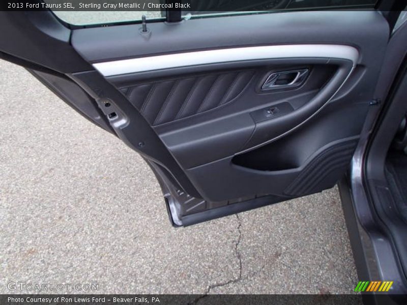 Sterling Gray Metallic / Charcoal Black 2013 Ford Taurus SEL