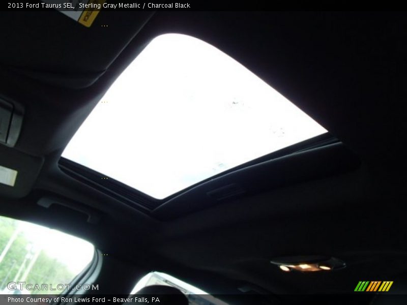 Sterling Gray Metallic / Charcoal Black 2013 Ford Taurus SEL