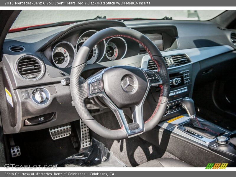 Dashboard of 2013 C 250 Sport