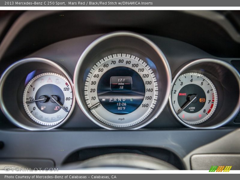  2013 C 250 Sport 250 Sport Gauges