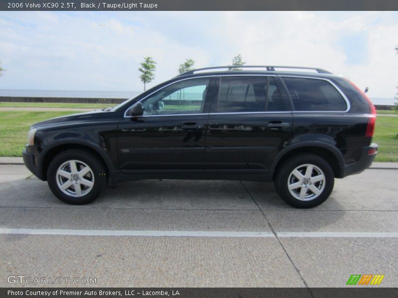 Black / Taupe/Light Taupe 2006 Volvo XC90 2.5T