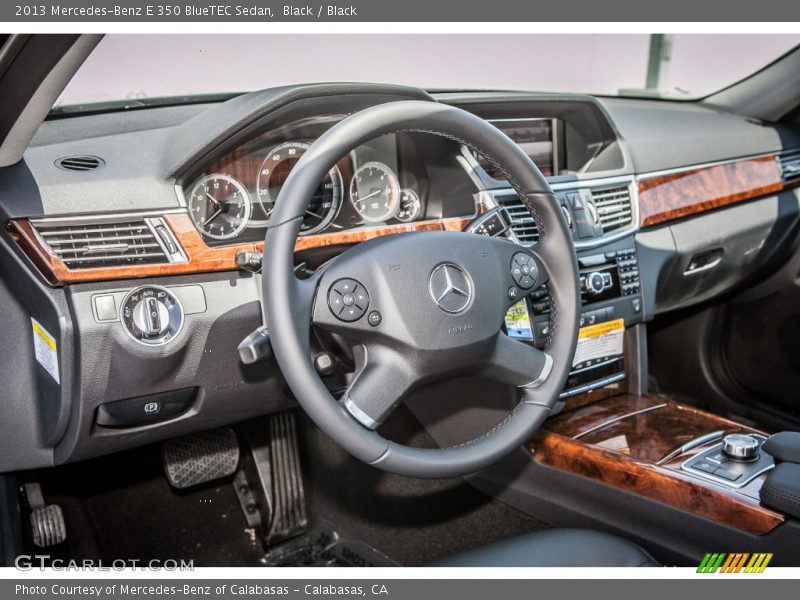 Black / Black 2013 Mercedes-Benz E 350 BlueTEC Sedan