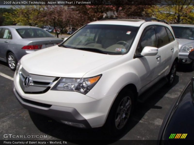 Front 3/4 View of 2008 MDX Technology