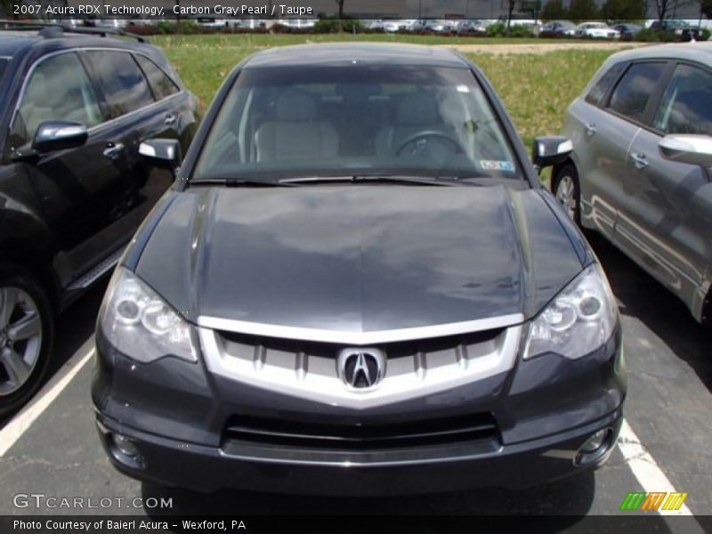 Carbon Gray Pearl / Taupe 2007 Acura RDX Technology