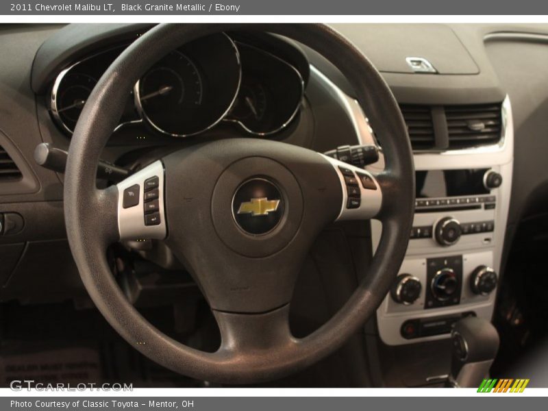 Black Granite Metallic / Ebony 2011 Chevrolet Malibu LT
