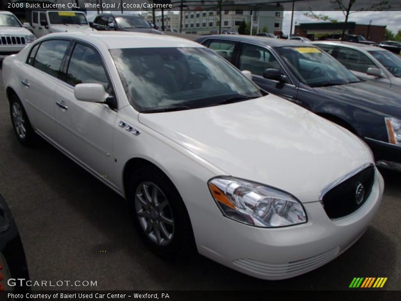 White Opal / Cocoa/Cashmere 2008 Buick Lucerne CXL