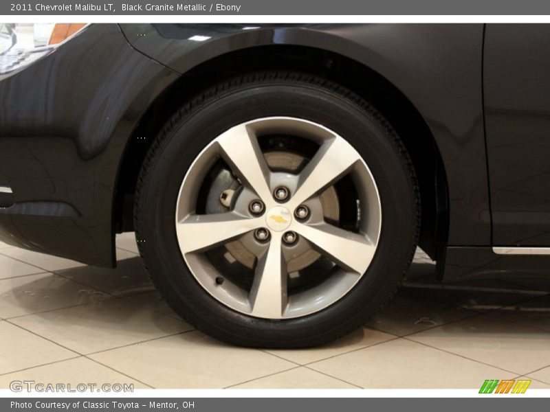 Black Granite Metallic / Ebony 2011 Chevrolet Malibu LT