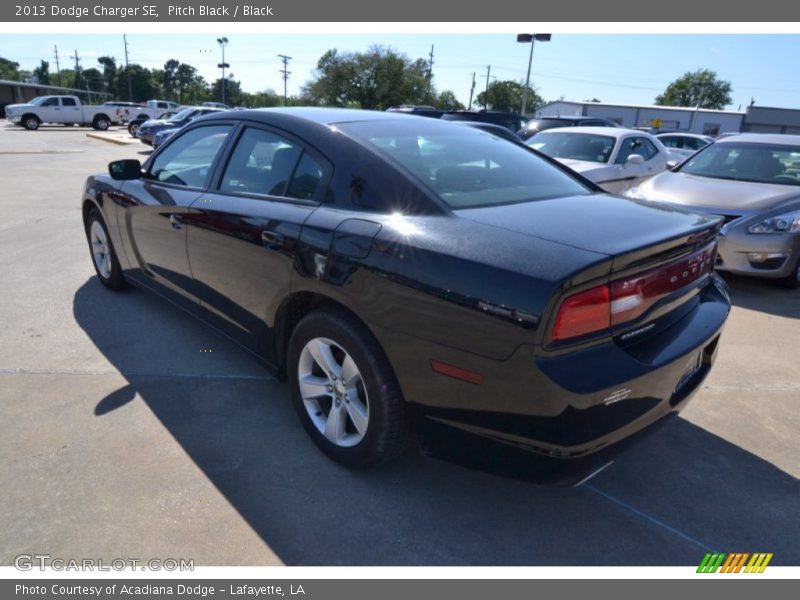 Pitch Black / Black 2013 Dodge Charger SE
