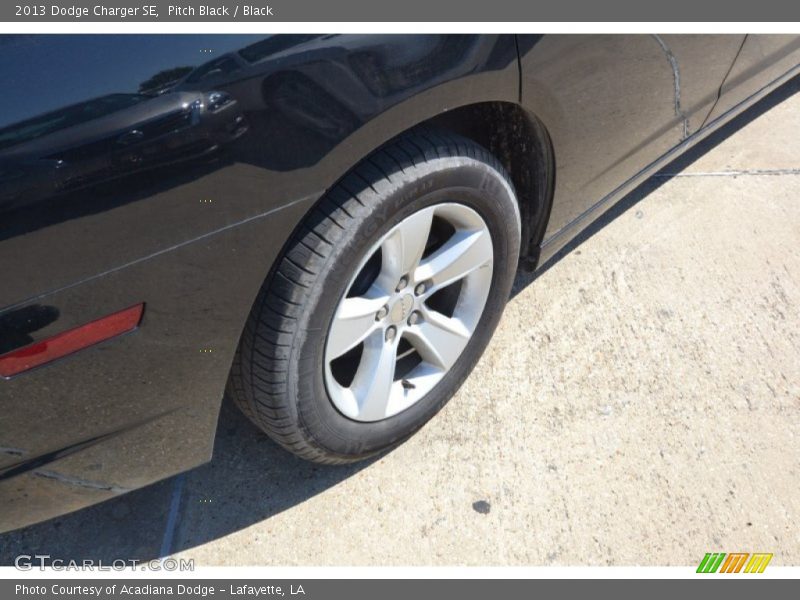 Pitch Black / Black 2013 Dodge Charger SE