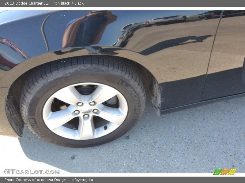 Pitch Black / Black 2013 Dodge Charger SE