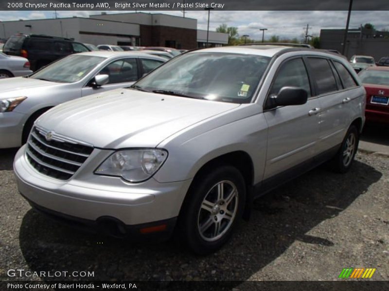 Bright Silver Metallic / Pastel Slate Gray 2008 Chrysler Pacifica Touring AWD