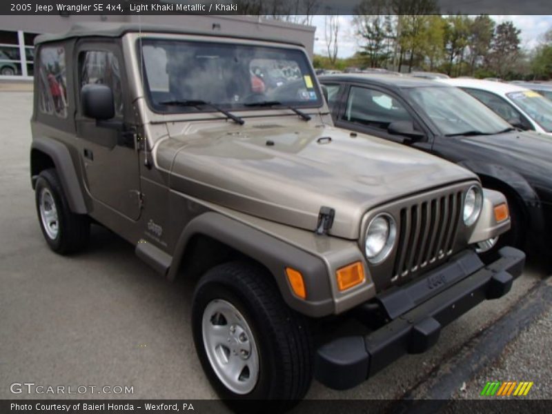 Light Khaki Metallic / Khaki 2005 Jeep Wrangler SE 4x4