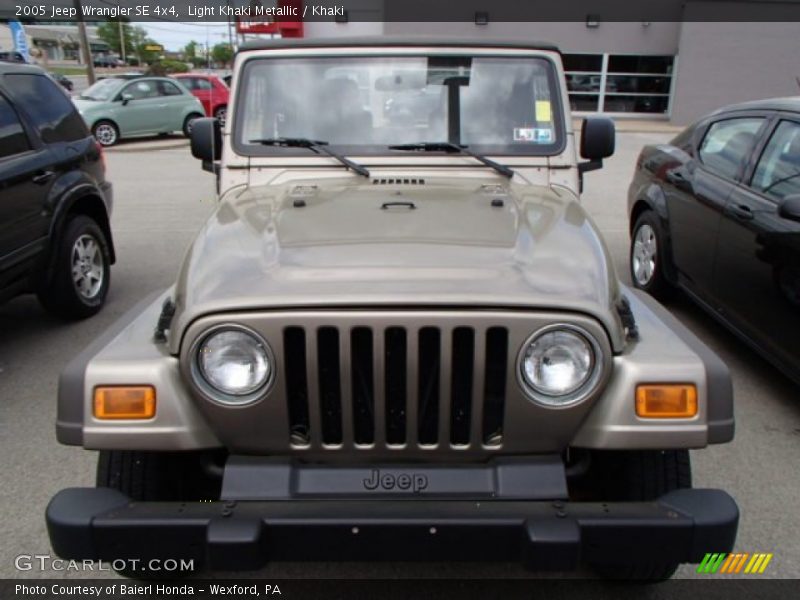 Light Khaki Metallic / Khaki 2005 Jeep Wrangler SE 4x4