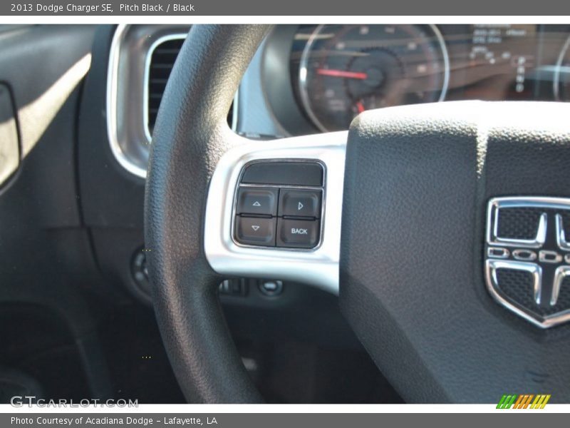 Pitch Black / Black 2013 Dodge Charger SE